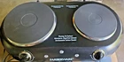 Farberware FH202-D11 Double Burner Black Open. Price: $25.00.
