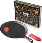 Uno Casa Cast Iron Comal Pan 11.5 - Skillet For Roti, Inch, Black. Price: $54.29.