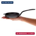Victoria 4-INCH Cast Iron Skillet, Pre-seasoned Frying Pan With Long New. Price: $13.82.