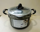 Tramintina 6 Quart Pasta Pot & Glass Lid New. Price: $39.95.