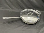 Vintage All-clad 3 Qt 11" Saute Pan Stainless Steel W/lid Smoke & Pet Free Used. Price: $58.85.