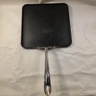 All-clad 11" Flat Griddle Pan, Square Skillet Non Stick Used. Price: $18.16.