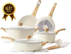 14 Piece Ceramic Non Stick Cookware Set Pots Pans Frying Induction Pfoa Free New. Price: $108.25.