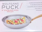 New Wolfgang Puck 8" Stainless Steel Skillet Box Frying Pan. Price: $18.59.