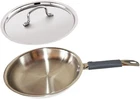 Satre Online And Marketing Stainless Steel Triply Fry Pan Size No. 26, Silver New. Price: $61.90.