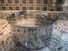 All-clad D3 3-PLY Stainless Steel Stockpot W/ Lid 8 Quart Excellent Used. Price: $124.99.