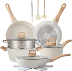 16PCS Pots And Pans Set Cookware With 16PIECES, White New. Price: $59.69.