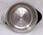 Vintage Meyer 10" Stainless Steel Steamer/strainer/colander Used. Price: $10.00.