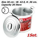Thai Noodle Soup Stockpot Stainless Steel Zebra Chef 2 Channels+lid 36 Cm New. Price: $499.00.