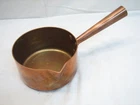 Bridge France Heavy Wrought Copper Cook Pot Sauce Pan Confectioner Kitchenware Used. Price: $199.99.