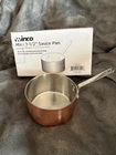 Winco 3-1/2 Sauce Pan Copper Plated, Dia X H New. Price: $9.95.