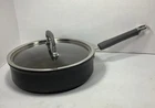 Pampered Chef Nonstick 10 Saute Pan Lid Titanium Thailand 3 Qt Hard Anodized Used. Price: $49.99.