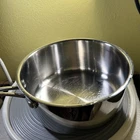 Cuisinart Stainless Steel Cookware Quart Saucepan Model 7193-20 Used. Price: $26.99.