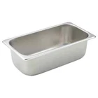 Winco 1/3 Size Pan, 4-INCH,STAINLESS Steel,medium, 12.75"D X 7"W 4"H New. Price: $16.98.