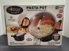 New Gotham Steel 5 Quart Nonstick Ceramic Pasta Pot With Twist & Lock Handles. Price: $22.00.