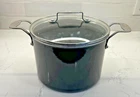 Emeril Lagasse 6 Quart Stock Pot Hard Anodized Nonstick Glass Lid Used. Price: $31.99.