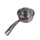 Viking 3-PLY Stainless Steel Quart Saucepan Glass Lid 40011-0122 Induction Used. Price: $28.00.