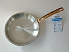 Viking 3-PLY Stainless Steel 8" Frying Pan Copper Handle Aluminum Core Skillet New. Price: $44.95.