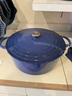 Le Creuset Classic 13.25 Qt Round Dutch Oven Cobalt Blue - New In Box. Price: $560.00.