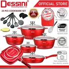 Dessini Ita 23 Pcs Non Stick Granite Cooking Pot Frying Pan Set Kitchen Cookware New. Price: $289.99.