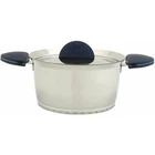 Berghoff Stacca 10" Stainless Steel Covered Stock Pot Blue Msrp 250$ Nib New. Price: $110.00.