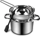 1000ML/1QT Double Boiler Chocolate Melting Pot With 2.3 1000ML+2200ML, Silver New. Price: $30.97.