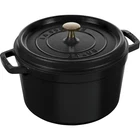 New Staub Deep Cocotte Cast Iron Enamel Dutch Oven Matte Black France. Price: $249.00.