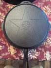 1930'S-40'S Lodge Hammered 4IN1 Cast Iron Combo Set (excellent Condition) Used. Price: $175.00.