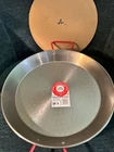 Garcima 34CM 18 Paella Pan With Red Handles Serves 6 Spain Carbon Steel New. Price: $34.00.