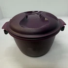 Tupperware 6451 Microwave Rice Maker Vegetable Steamer Cooker 3PC Purple Used. Price: $11.66.