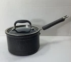 Pampered Chef Professional Pot Non-stick 3 Qt 2.8L Sauce Pan With Lid Gray Used. Price: $59.00.