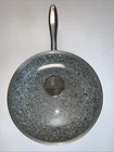 Michelangelo Stone Frying Pan With Lid, Nonstick 12 Inch Toxic Used. Price: $26.36.
