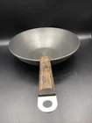 Used Commercial Aluminum Cookware 10.5 Flat Bottom Wok G165 Hc Wood Handle Rare. Price: $50.15.
