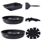 Gipp Ceramic Pots Pans Set Stick, Detachable Handle Cookware New. Price: $55.27.