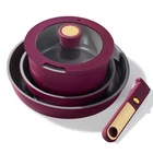 Carote Ceramic Pots And Pans Set, Nonstick 6 Piece, Gold Ultra Violet New. Price: $92.95.