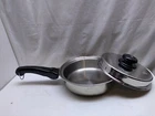 Saladmaster Skillet 9" Versa TP304-316 Surgical Stainless Stir Fry Saut Pot Lid Used. Price: $379.99.
