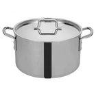 Winco TGSP-16 Tri-gen Induction-ready Qt. Stock Pot W/ Cover New. Price: $186.98.