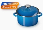Creuset 3.8 Qt Petite Stock Pot Enamel Steel Sauce Marseille New. Price: $75.96.