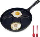 4-CUP Cast Iron Fried Egg 9.5 Pancake Burger Omelet Cooker Black New. Price: $51.46.