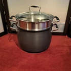 Tools Of The Trade Belgique 11 Qt Steamer Pot Set Hard Anodized Lid 30599 New. Price: $49.99.