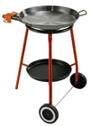 Garcima Andreu Paella Pan Set With Burner, 18 Inch Carbon 12 Servings, Red New. Price: $202.99.