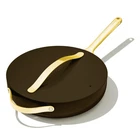 Caraway Nonstick Ceramic Saut Pan 4.5 Qt 12 Lid Oven Safe White Electric Toxic New. Price: $369.99.