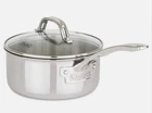 Viking 2.25 Qt Sauce Pan W/vented Lid, New Pot 3- Ply Bonded Stainless Steel. Price: $64.99.