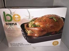 Basic Essentials Simple Roaster Pan With Drop Down Handles V-rack 16X12X3 New. Price: $17.71.