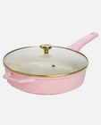 New! Paris Hilton 4 Quart Cast Aluminum Jumbo Cooker, Pink. Price: $45.00.