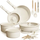 Astercook 20 Piece Ceramic Pots And Pans Set Non Stick Cookware New. Price: $120.00.