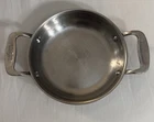 All-clad 6 Inch Mini Gratin Pan Double Handle Stainless Steel Oven Broiler Safe Used. Price: $22.95.