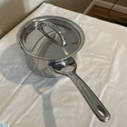 Kirkland Signature Copper Core Pro 3QT Sauce Pan Stainless Steel + Lid Used. Price: $49.99.