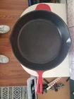 Cuisinart Cast Iron Enamel Skillet 11 3/4 " 40258 Frying Pan Vgc Used. Price: $39.99.