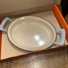 Creuset Modern Heritage Enameled Cast Iron Oval Gratin, 1 3/4-QT New Box. Price: $120.00.